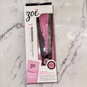 Zoe Professional Styling Iron - Pink and Black